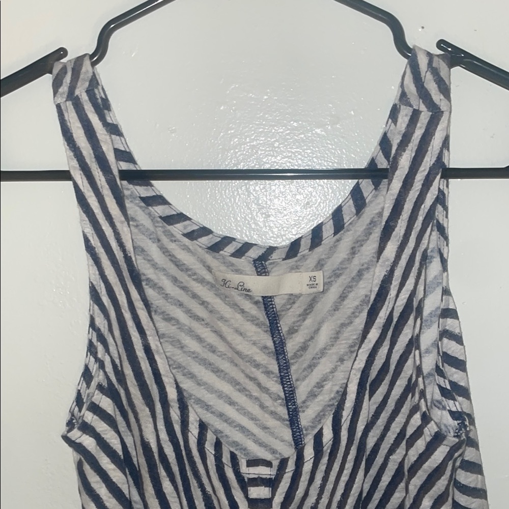 Casual Striped Tank Top